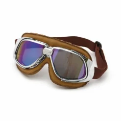 Bandit Classic Goggles Brown Leather -Motoruitrusting Winkel bandit classic goggles brown leather 3
