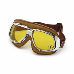 Bandit Classic Goggles Brown Leather -Motoruitrusting Winkel bandit classic goggles brown leather 4