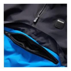 Blauer Spring Pull Man -Motoruitrusting Winkel blauer spring pull man 4