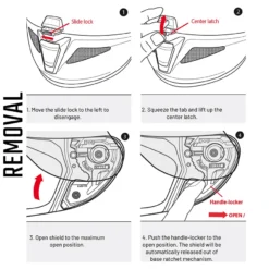 HJC HJ-26 RPHA 11 / RPHA 70 Visor Mirror -Motoruitrusting Winkel hjc hj 26 rpha 11 rpha 70 visor mirror 3