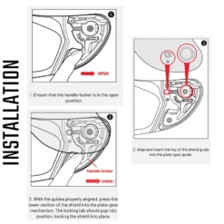 HJC HJ-26 RPHA 11 / RPHA 70 Visor Mirror -Motoruitrusting Winkel hjc hj 26 rpha 11 rpha 70 visor mirror 4