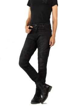 John Doe Betty Biker Jeans Black Used -Motoruitrusting Winkel john doe betty biker jeans black used 2