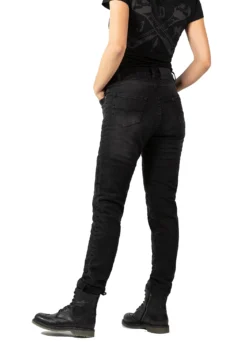 John Doe Betty Biker Jeans Black Used -Motoruitrusting Winkel john doe betty biker jeans black used 3