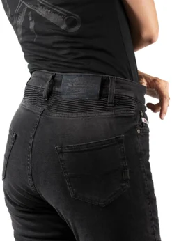 John Doe Betty Biker Jeans Black Used -Motoruitrusting Winkel john doe betty biker jeans black used 6