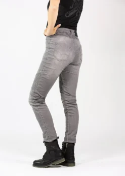 John Doe Betty Biker Jeans Light Grey -Motoruitrusting Winkel john doe betty biker jeans light grey 6