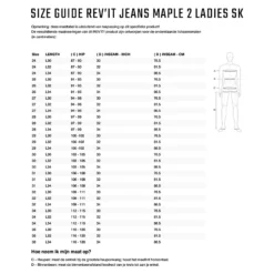 Rev'it Samples Jeans Maple 2 Ladies SK -Motoruitrusting Winkel revit samples jeans maple 2 ladies sk 2